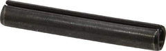 Made in USA - 5/16" Diam x 2" Long Slotted Spring Pin - Grade 1070-1090 Alloy Steel, Black Oxide Finish - All Tool & Supply