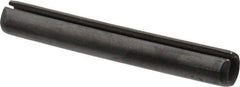 Made in USA - 5/16" Diam x 2-1/4" Long Slotted Spring Pin - Grade 1070-1090 Alloy Steel, Black Oxide Finish - All Tool & Supply