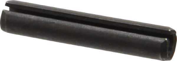 Made in USA - 3/8" Diam x 2" Long Slotted Spring Pin - Grade 1070-1090 Alloy Steel, Black Oxide Finish - All Tool & Supply