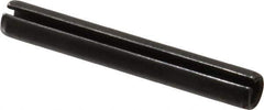 Made in USA - 3/8" Diam x 2-3/4" Long Slotted Spring Pin - Grade 1070-1090 Alloy Steel, Black Oxide Finish - All Tool & Supply