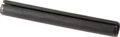 Made in USA - 3/8" Diam x 3" Long Slotted Spring Pin - Grade 1070-1090 Alloy Steel, Black Oxide Finish - All Tool & Supply