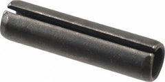 Made in USA - 7/16" Diam x 1-3/4" Long Slotted Spring Pin - Grade 1070-1090 Alloy Steel, Black Oxide Finish - All Tool & Supply