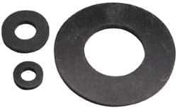 Made in USA - 3/4" Screw, Grade 60 Neoprene Standard Flat Washer - 0.74" ID x 1-1/2" OD, 0.108" Thick, Plain Finish - All Tool & Supply