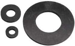 Made in USA - #12 Screw, Grade 60 Neoprene Standard Flat Washer - 0.195" ID x 9/16" OD, 0.108" Thick, Plain Finish - All Tool & Supply