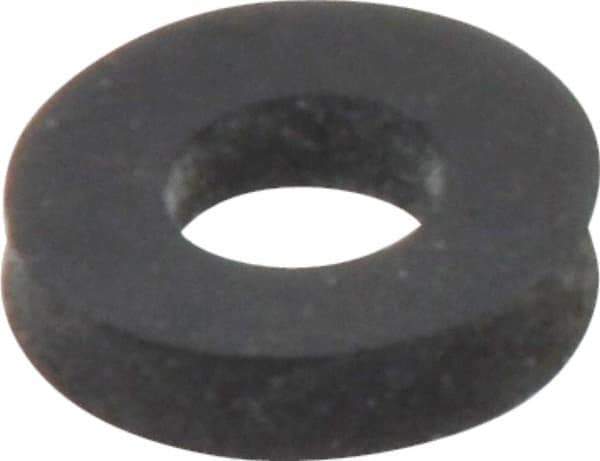 Made in USA - #10 Screw, Grade 60 Neoprene Standard Flat Washer - 0.17" ID x 3/8" OD, 0.108" Thick, Plain Finish - All Tool & Supply