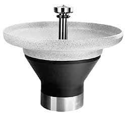 Bradley - Circular, Infrared Sensor, Internal Drain, 54" Diam, 8 Person Capacity, Terreon, Wash Fountain - 4.5 GPM, 8-1/2" Bowl Depth, 34" High - All Tool & Supply