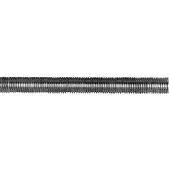 Made in USA - 5/16-18 x 12' Stainless Steel Threaded Rod - Exact Industrial Supply