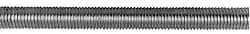 Value Collection - #6-32 UNC (Coarse), 3' Long, Aluminum Threaded Rod - Right Hand Thread - All Tool & Supply