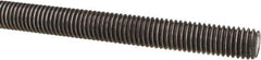 Made in USA - 1/2-13 UNC (Coarse), 3' Long, Low Carbon Steel Threaded Rod - Oil Finish Finish, Right Hand Thread - All Tool & Supply