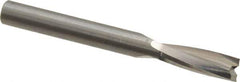 Onsrud - 1/4" Cutting Diam x 3/4" Length of Cut, 2 Flute, Upcut Spiral Router Bit - Uncoated, Right Hand Cut, Solid Carbide, 2-1/2" OAL x 1/4" Shank Diam, Double Edge, 11° Helix Angle - All Tool & Supply