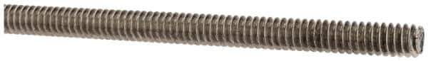 Made in USA - #10-24 UNC (Coarse), 3' Long, Stainless Steel Threaded Rod - Right Hand Thread - All Tool & Supply