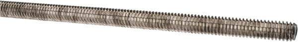 Made in USA - 5/16-18 UNC (Coarse), 3' Long, Stainless Steel Threaded Rod - Right Hand Thread - All Tool & Supply