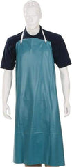 Ansell - 33 x 49" Bib Apron - PVC, Green - All Tool & Supply