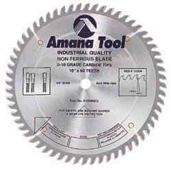 Amana Tool - 14" Diam, 1" Arbor Hole Diam, 84 Tooth Wet & Dry Cut Saw Blade - Carbide-Tipped, Standard Round Arbor - All Tool & Supply