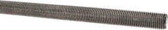 Made in USA - 7/16-20 UNF (Fine), 3' Long, Stainless Steel Threaded Rod - Right Hand Thread - All Tool & Supply