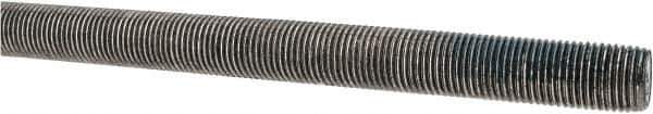 Made in USA - 1/2-20 UNF (Fine), 3' Long, Stainless Steel Threaded Rod - Right Hand Thread - All Tool & Supply