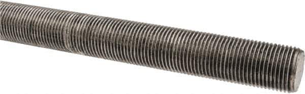 Made in USA - 3/4-16 UNF (Fine), 3' Long, Stainless Steel Threaded Rod - Right Hand Thread - All Tool & Supply