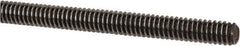 Value Collection - 1/4-20 UNC (Coarse), 3' Long, Alloy Steel Threaded Rod - Plain Finish, Right Hand Thread - All Tool & Supply