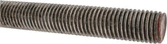 Value Collection - 7/8-9 UNC (Coarse), 3' Long, Alloy Steel Threaded Rod - Plain Finish, Right Hand Thread - All Tool & Supply