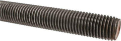 Value Collection - 1-8 UNC (Coarse), 3' Long, Alloy Steel Threaded Rod - Right Hand Thread - All Tool & Supply