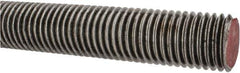 Value Collection - 1-1/8-7 UNC (Coarse), 3' Long, Alloy Steel Threaded Rod - Right Hand Thread - All Tool & Supply