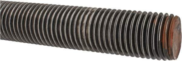 Value Collection - 1-1/4-7 UNC (Coarse), 3' Long, Alloy Steel Threaded Rod - Right Hand Thread - All Tool & Supply