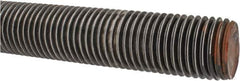 Value Collection - 1-1/4-7 UNC (Coarse), 3' Long, Alloy Steel Threaded Rod - Right Hand Thread - All Tool & Supply