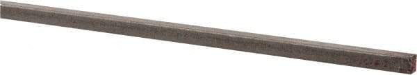 Made in USA - 36" Long x 3/32" High x 3/32" Wide, Key Stock - W-1 (Water Hardening) Tool Steel - All Tool & Supply