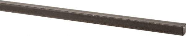 Made in USA - 36" Long x 1/8" High x 1/8" Wide, Key Stock - W-1 (Water Hardening) Tool Steel - All Tool & Supply