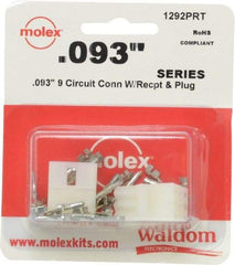 Molex - 9 Circuit, 9 AWG, 0.093 Inch Pin Diameter, Modular Receptacle Plug Connector Package - RoHS Compliant - All Tool & Supply