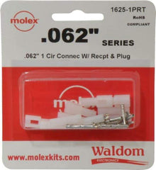 Molex - 1 Circuit, 1 AWG, 0.062 Inch Pin Diameter, Modular Receptacle Plug Connector Package - RoHS Compliant - All Tool & Supply