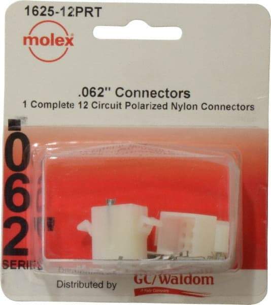 Molex - 12 Circuit, 12 AWG, 0.062 Inch Pin Diameter, Modular Receptacle Plug Connector Package - RoHS Compliant - All Tool & Supply