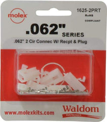 Molex - 2 Circuit, 2 AWG, 0.062 Inch Pin Diameter, Modular Receptacle Plug Connector Package - RoHS Compliant - All Tool & Supply