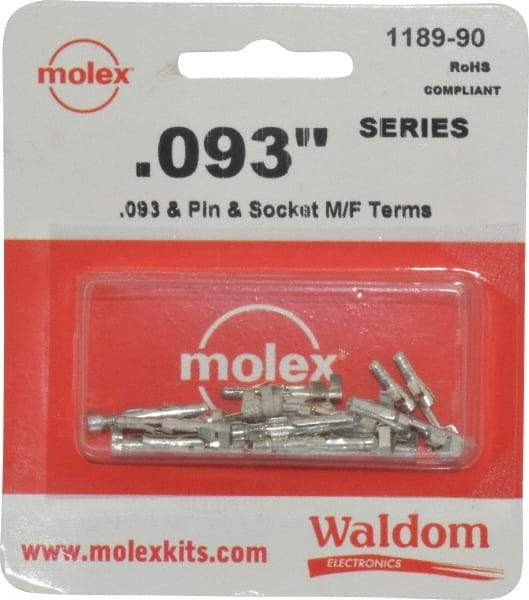 GC/Waldom - 14 to 20 AWG, 0.093 Inch Pin Diameter, Modular Receptacle Plug Connector Package - RoHS Compliant - All Tool & Supply