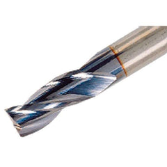 Iscar - 14mm, 25mm LOC, 14mm Shank Diam, 83mm OAL, 3 Flute, Solid Carbide Square End Mill - Single End, TiAlN Finish, Spiral Flute, 38° Helix, Right Hand Cut, Right Hand Flute - All Tool & Supply