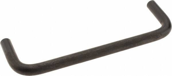 Amatom Electronic Hardware - 4-7/8" Long x 1-1/2" High, Round Handle - Black Oxide Finish, Stainless Steel, 4-9/16" Center to Center - All Tool & Supply