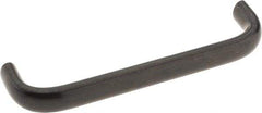 Amatom Electronic Hardware - 4-9/32" Long x 0.44" Wide x 1" High, Oval Handle - Black Oxide Finish, Stainless Steel, 4" Center to Center - All Tool & Supply