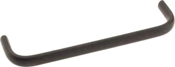 Amatom Electronic Hardware - 6-9/32" Long x 0.44" Wide x 1-1/2" High, Oval Handle - Black Oxide Finish, Stainless Steel, 6" Center to Center - All Tool & Supply