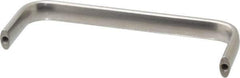 Amatom Electronic Hardware - 6-9/32" Long x 0.63" Wide x 2" High, Oval Handle - Clear Passivated, Stainless Steel, 6" Center to Center - All Tool & Supply