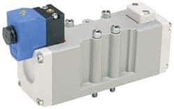 Parker - 4 Way, 2 Position, Aluminum Solenoid Valve - Normally Open Through Ports 1 & 2, Nitrile Seal - All Tool & Supply