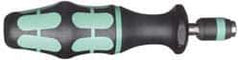 Wera - 1 Piece, 0.3 to 1.2 N/m, Preset Torque Limiting Screwdriver - 1/4" Drive - All Tool & Supply