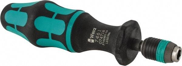 Wera - 1 Piece, 1.2 to 3 N/m, Preset Torque Limiting Screwdriver - 1/4" Drive - All Tool & Supply