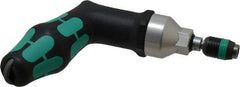 Wera - 3 to 6 N/m, Adjustable Torque Limiting Screwdriver - 6" OAL, 1/4" Drive, 1/4" Graduation - All Tool & Supply