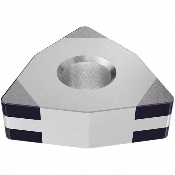 Iscar - WNGA433 TMC Grade IB55 CBN Turning Insert - Uncoated, 80° Trigon, 1/2" Inscr Circle, 3/16" Thick, 3/64" Corner Radius - All Tool & Supply