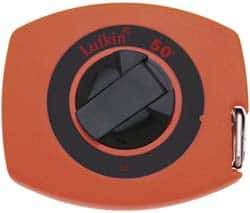 Lufkin - 50' x 3/8" Yellow Blade Tape Measure - 1/8" Graduation, B1 Graduation Style, High-Visibility Orange Case - All Tool & Supply