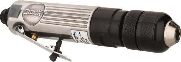 Sioux Tools - 3/8" Keyless Chuck - Inline Handle, 2,500 RPM, 5, 36 CFM, 0.33 hp - All Tool & Supply