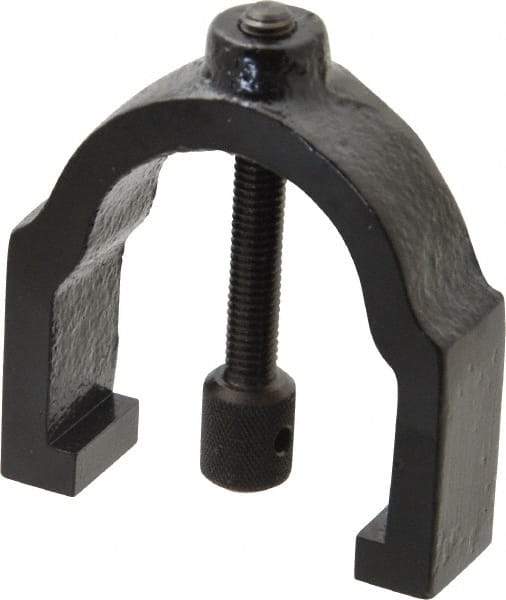 TESA Brown & Sharpe - 1 Inch Max Capacity of V, 1-5/8 Inch Long x 1-1/4 Inch Wide x 1-1/4 Inch High, V-Block Clamp - 90° V Angle, Hardened Steel Clamp, Use with Model 750-1 V-Block - All Tool & Supply