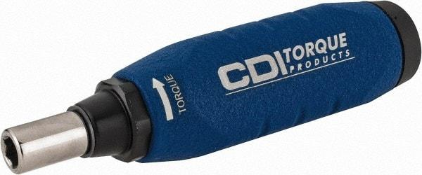 CDI - 1 Piece, 3/8 to 2 In/Lb, Female Hex Preset Torque Limiting Screwdriver - 4.2" OAL, 1/4" Drive - All Tool & Supply