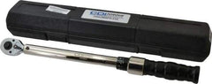 CDI - 3/8" Drive Micrometer Type Ratchet Head Torque Wrench - 150 In/Lb to 1,000 In/Lb Torque, 15-1/2" OAL, 5 Ft/Lb Graduation - All Tool & Supply