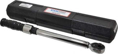 CDI - 3/8" Drive Click Type Adjustable Clicker Torque Wrench - 16.9 N/m to 132 N/m Torque, 16" OAL, 0.7 N/m Graduation - All Tool & Supply